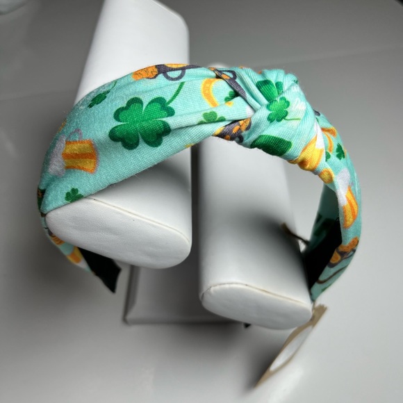 ☘️ Lucky St Patty’s Day HEADBAND | New! | KNOTTED TOP - Picture 3 of 11